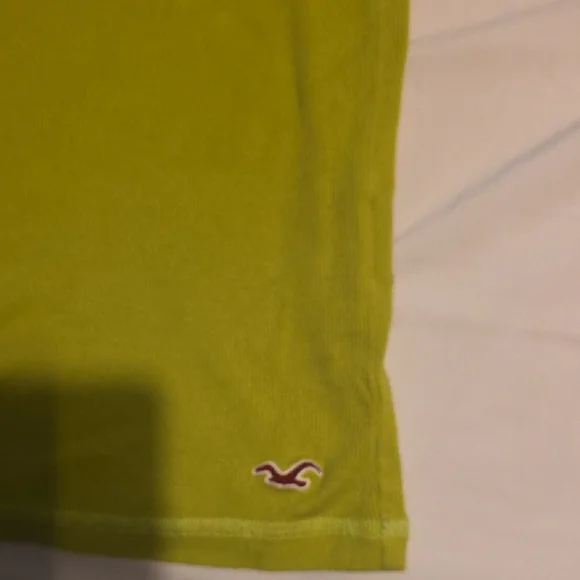 Hollister Extra Long So-Cal Stretch Women's Lime Tank Top Size Small - Picture 4 of 10